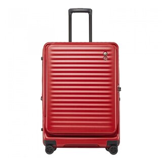 Echolac CELESTRA 72/80 л чемодан из поликарбоната на 4 колесах красный